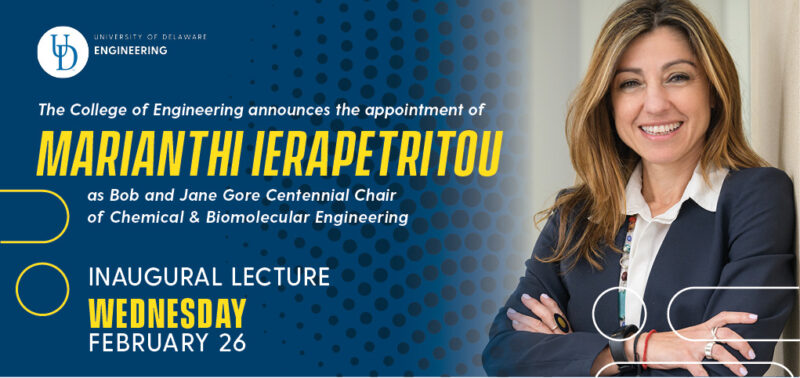 COLLEGE OF ENGINEERING INAUGURAL LECTURE: Marianthi Ierapetritou