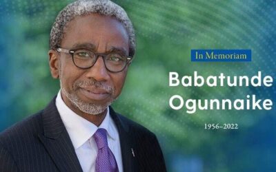 IN MEMORIAM: BABATUNDE A. OGUNNAIKE